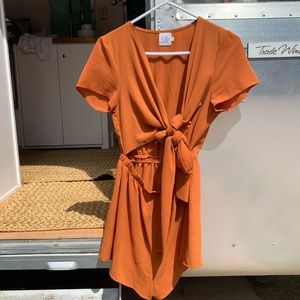 Burnt Orange jumpsuit